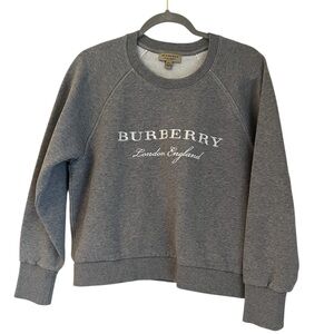 Burberry Crewneck Sweatshirt Women’s Size L Gray Authenticated